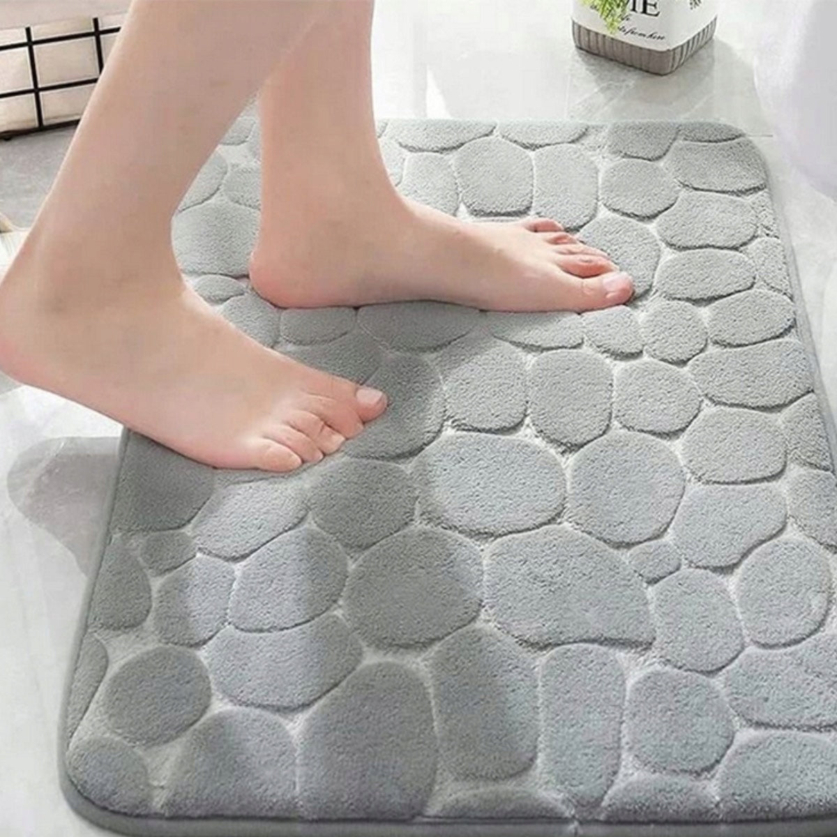 BATHROOM RUG 80X50 QUICK DRYING ABSORBENT ANTI-SLIP FOR BATHTUB Brand Okazeo