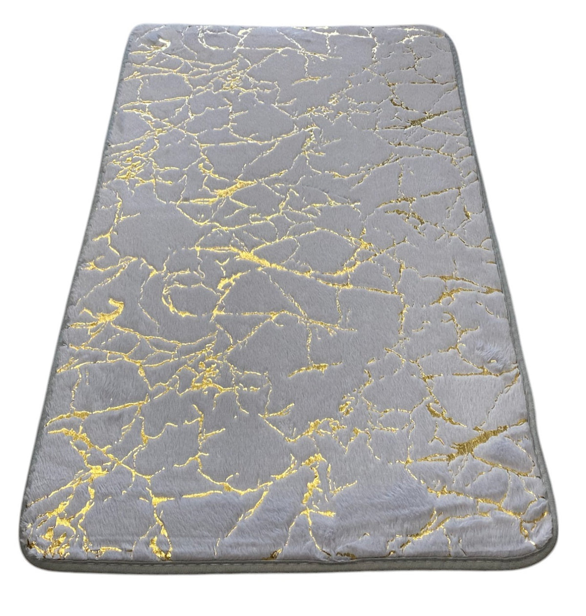 BATHROOM RUG MARBLE DT-11 WALKWAY FOAM MAT 50x80 GREY