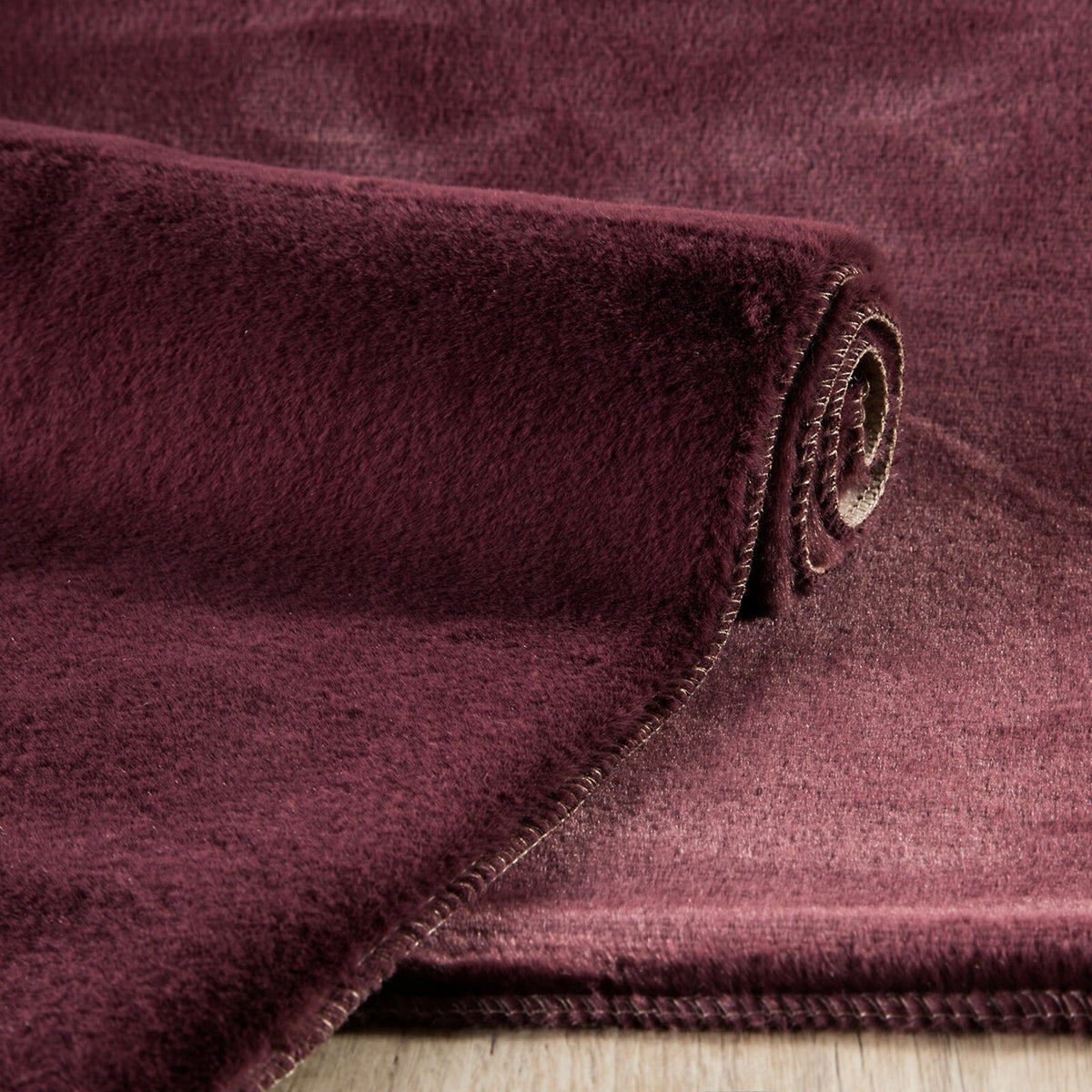 BATHROOM RUG MARCELO 50 X 70 CM BURGUNDY Length 70 cm