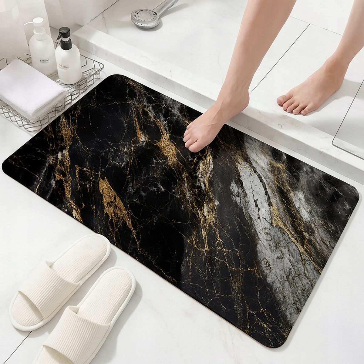 BATHROOM RUG XXL BATHROOM MAT NON-SLIP QUICK-DRYING 50x80cm Packaging status original