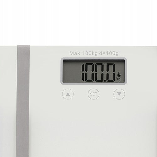 BATHROOM SCALE ANALYTICAL 5in1 180KG BMI MEASUREMENT OF WATER MUSCLE FAT Brand ADLER