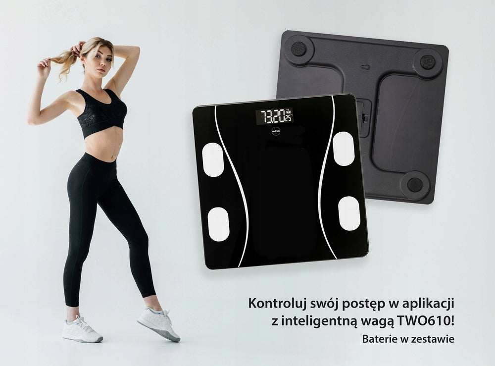 BATHROOM SCALE ANALYTICAL BMI ELECTRONIC BLUETOOTH GLASS UP TO 180kg Manufacturer code TWO610