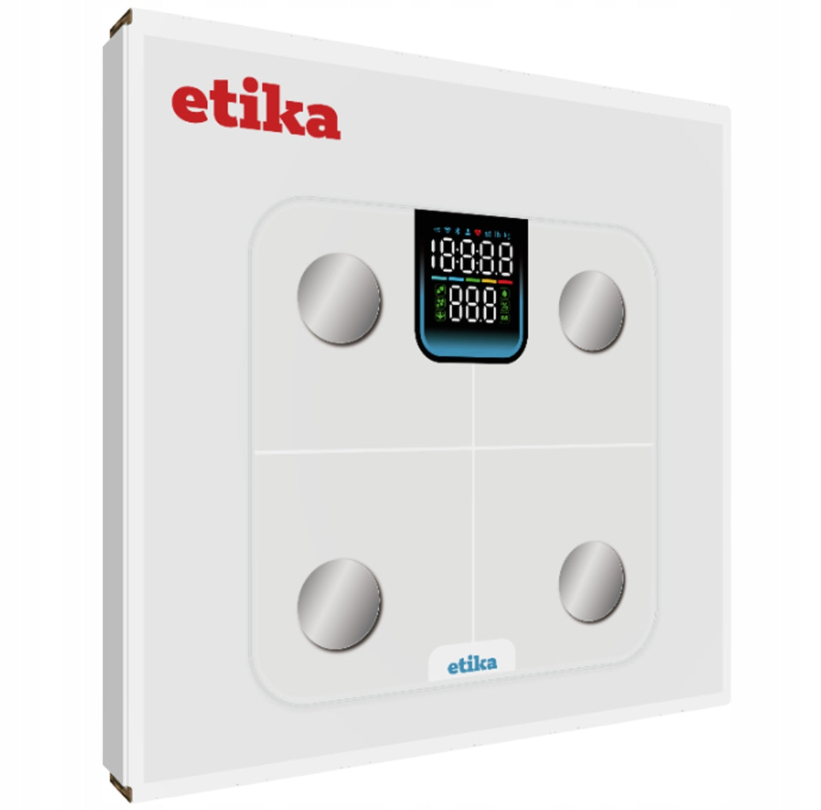 BATHROOM SCALE ANALYTICAL ELECTRONIC FAT MEASUREMENT BMI APPLICATION PL Packaging status original