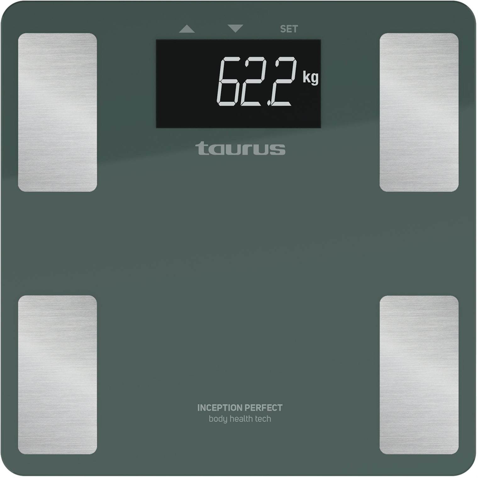 BATHROOM SCALE ANALYTICAL ELECTRONIC GLASS FAT MEASUREMENT Taurus