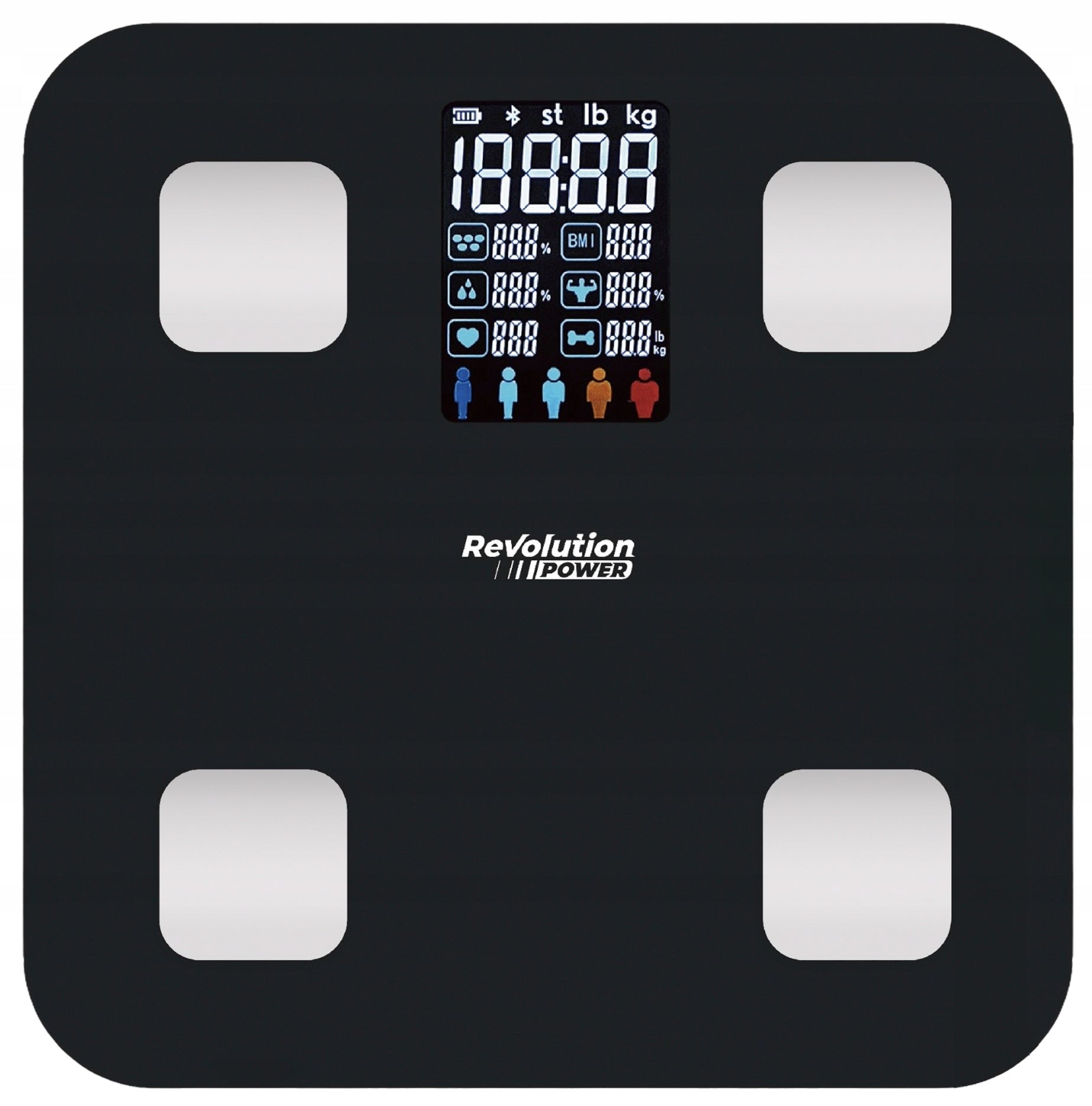 BATHROOM SCALE ANALYTICAL ELECTRONIC SMART APPLICATION in Polish BMI Manufacturer code 5904576535414