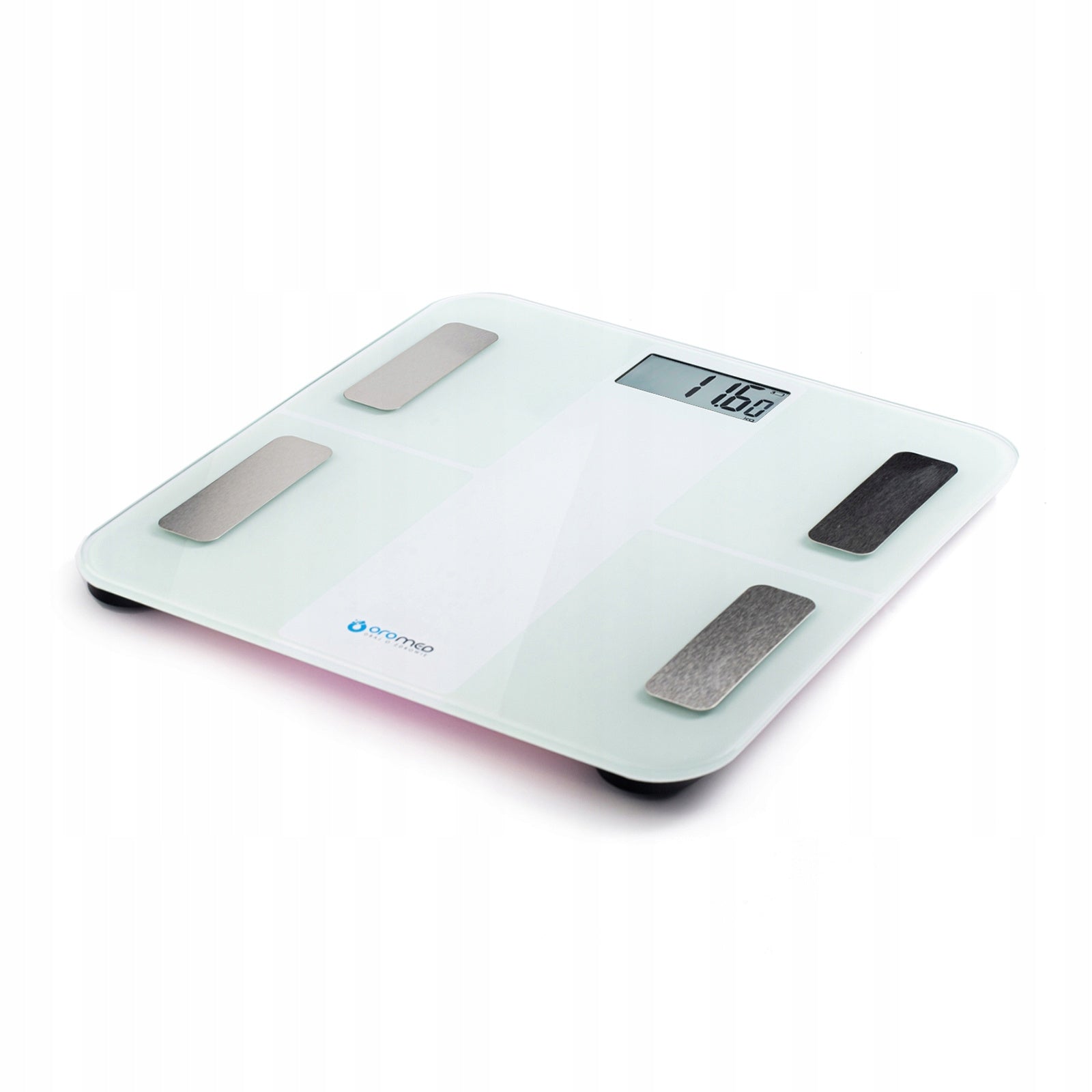 BATHROOM SCALE ANALYTICAL SMART SLIM 180KG ELECTRONIC GLASS IOS USB Brand Oromed
