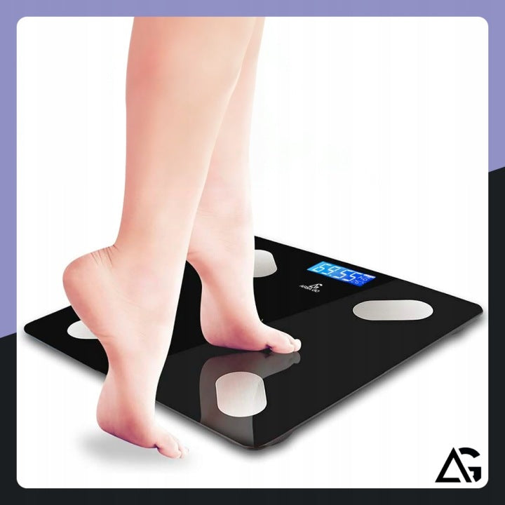 BATHROOM SCALE ARSA GO ELECTRIC SCALE ACCURATE SMART BMI BATTERIES BMI Manufacturer code WAGA ŁAZIENKOWA PRECYZYJNA FUNKCYJE BLUETOOTH