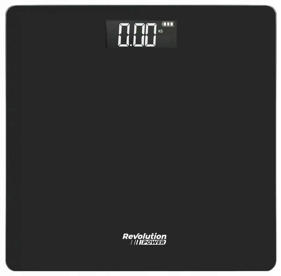 BATHROOM SCALE ELECTRONIC BLACK SLIM ACCURATE 180 KG BATTERIES AAA Packaging status original