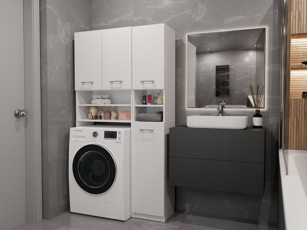BATHROOM SET MARPOL BOOKCASE CABINET POST WHITE Manufacturer code MARPOL BIEL