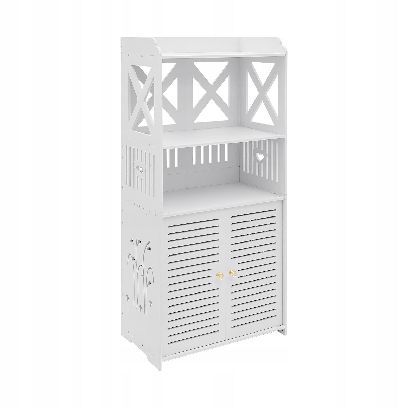 BATHROOM SHELF 90X25CM PVC