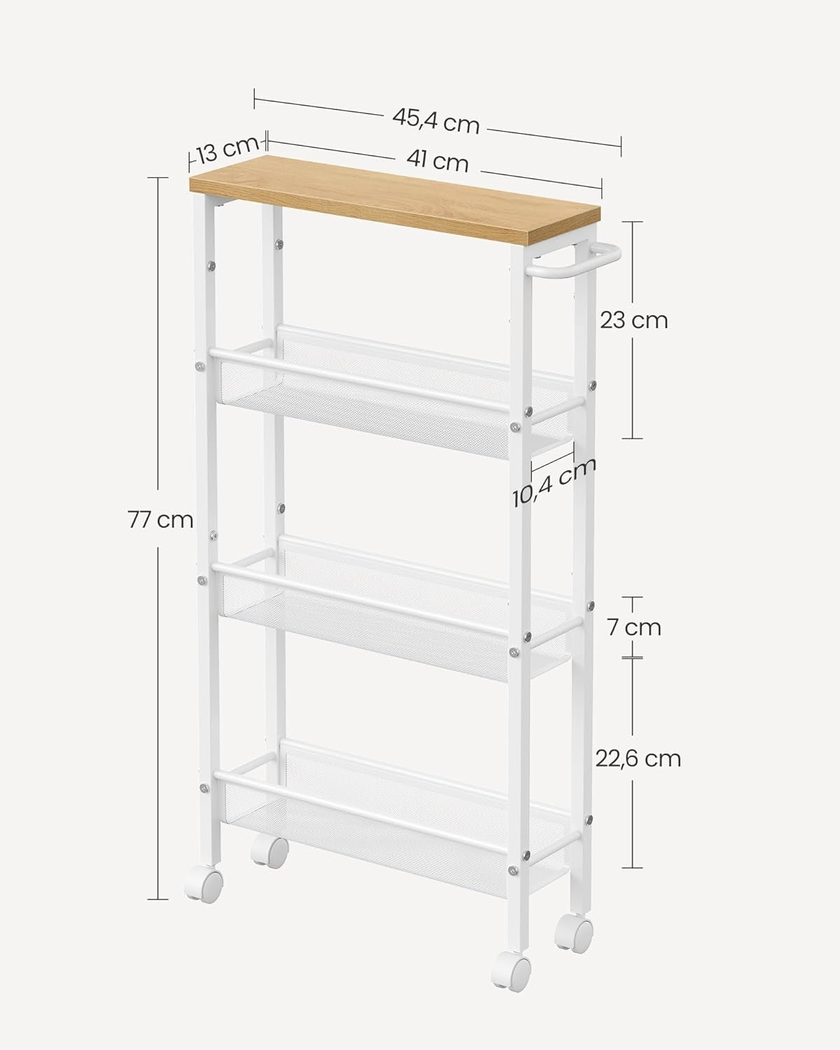 BATHROOM SHELVING UNIT MOBILE SHELF 4 LEVELS CABINET NARROW RECESSED ORGANIZER Manufacturer code Organizer do kuchni wnękowy narożny szuflady