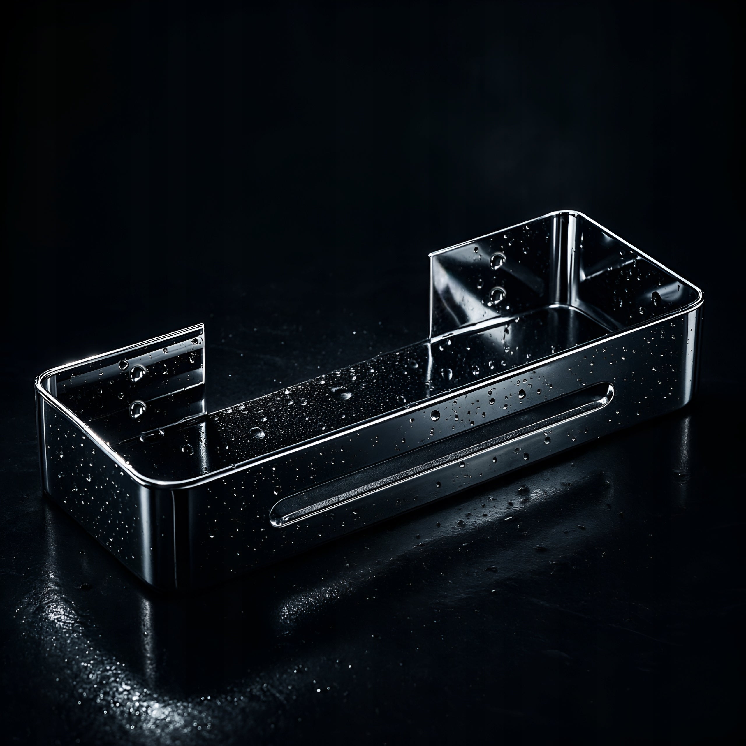 BATHROOM SHOWER SHELF HANGING FOR BATHROOM METAL DELVANT CHROME Manufacturer code PÓŁKA ŁAZIENKOWA METALOWA CHROM