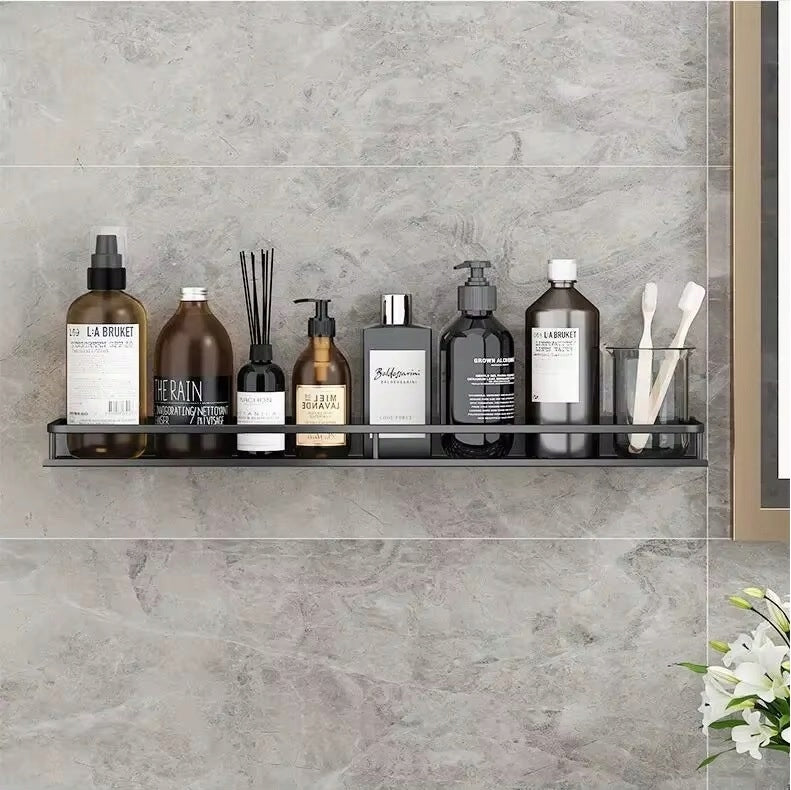 BATHROOM SHOWER SHELF HANGING KITCHEN BLACK LOFT STEEL 39,5 cm Brand no brand