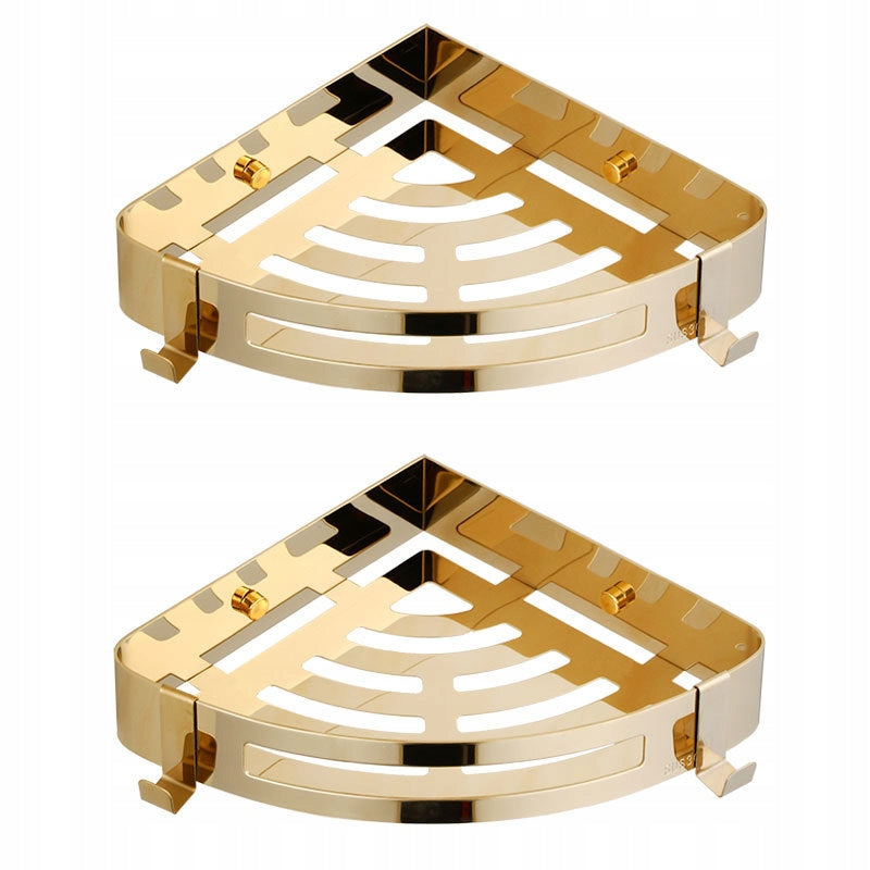 BATHROOM SHOWER SHELF SUS304 gold2PCS Packaging status original