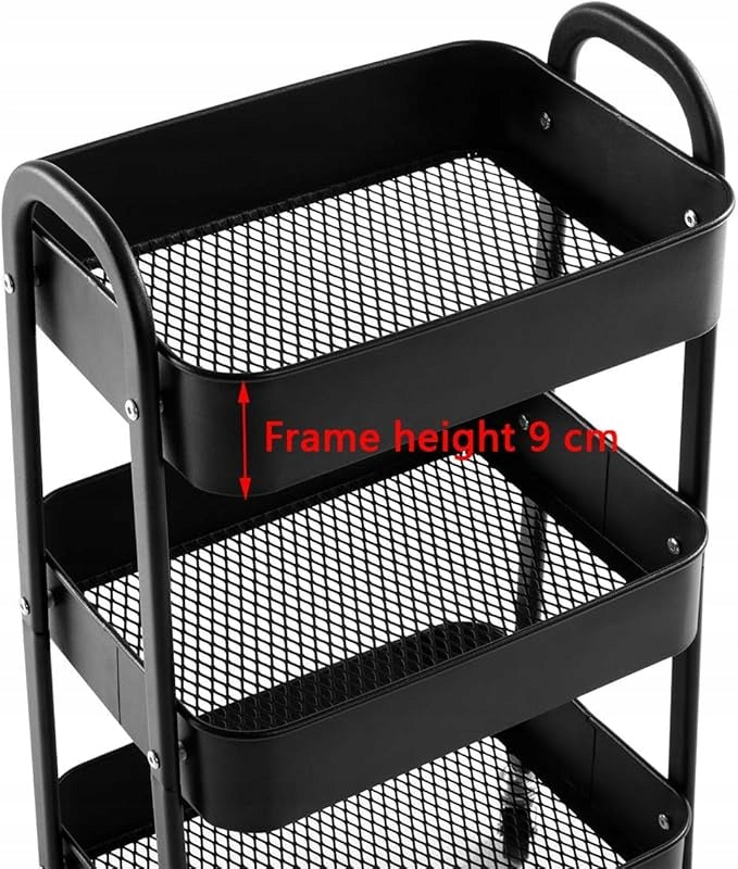 BATHROOM TROLLEY ON WHEELS COSMETIC RACK FOR HAIR SALON Brand no brand