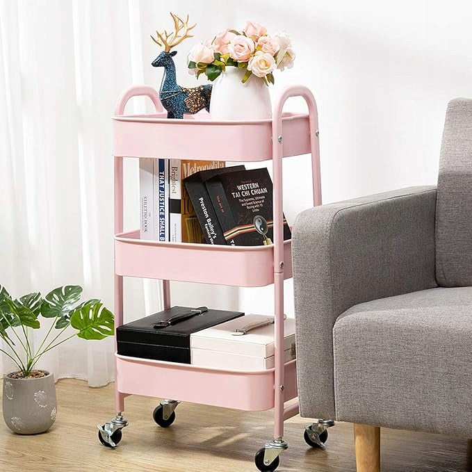 BATHROOM TROLLEY ON WHEELS COSMETIC RACK FOR HAIR SALON Brand no brand