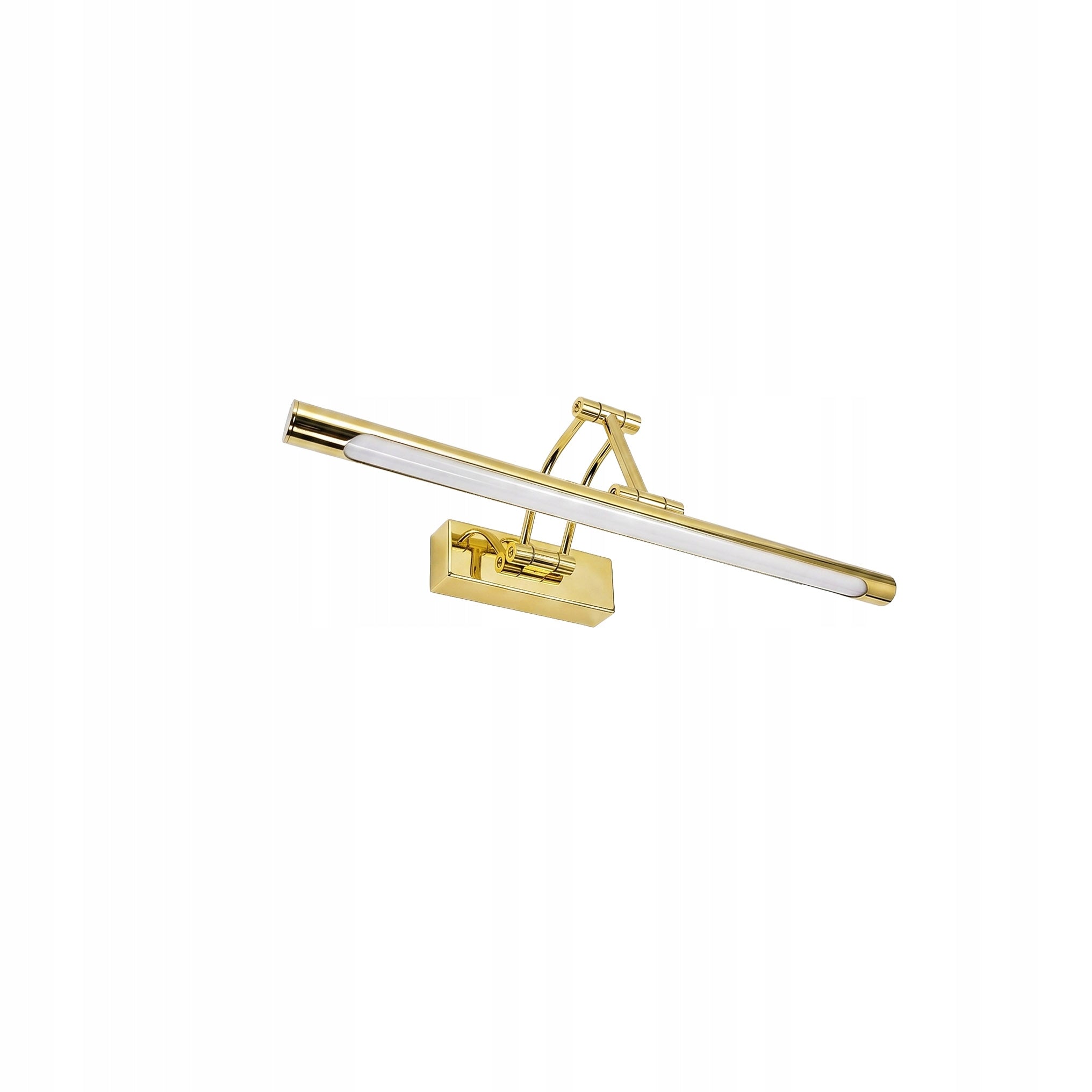 BATHROOM WALL LAMP LED 42CM SWE019-1W GOLD GLOSS OVER MIRROR MOVABLE ARM