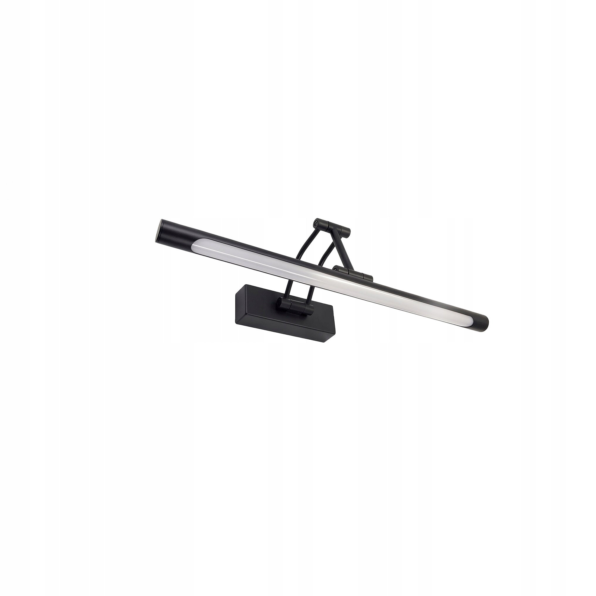 BATHROOM WALL LAMP LED 42CM SWE025-1W BLACK MAT OVER MIRROR MOVABLE ARM