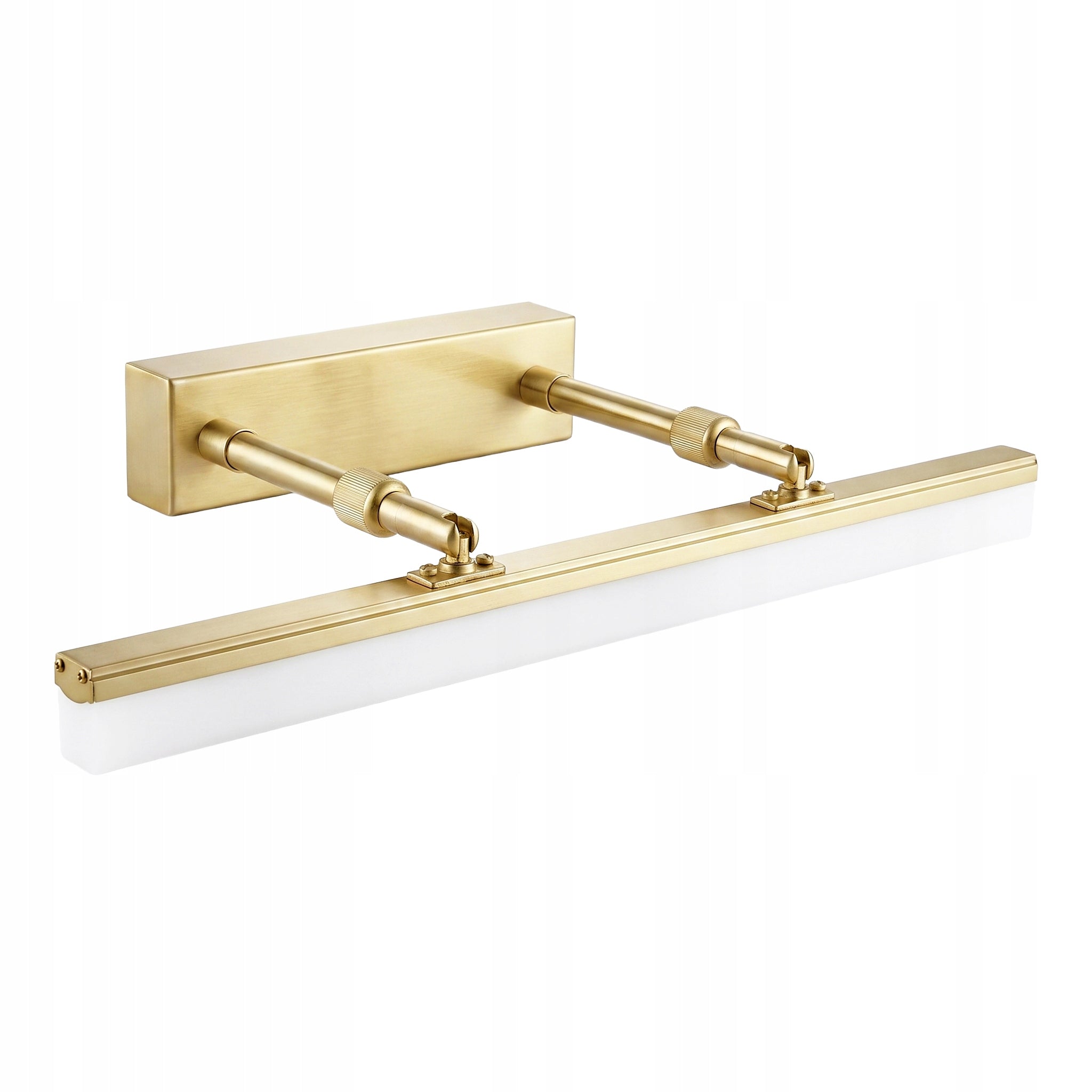 BATHROOM WALL LAMP LED GOLD BRUSHED OVER MIRROR IMAGES MODERN 40cm