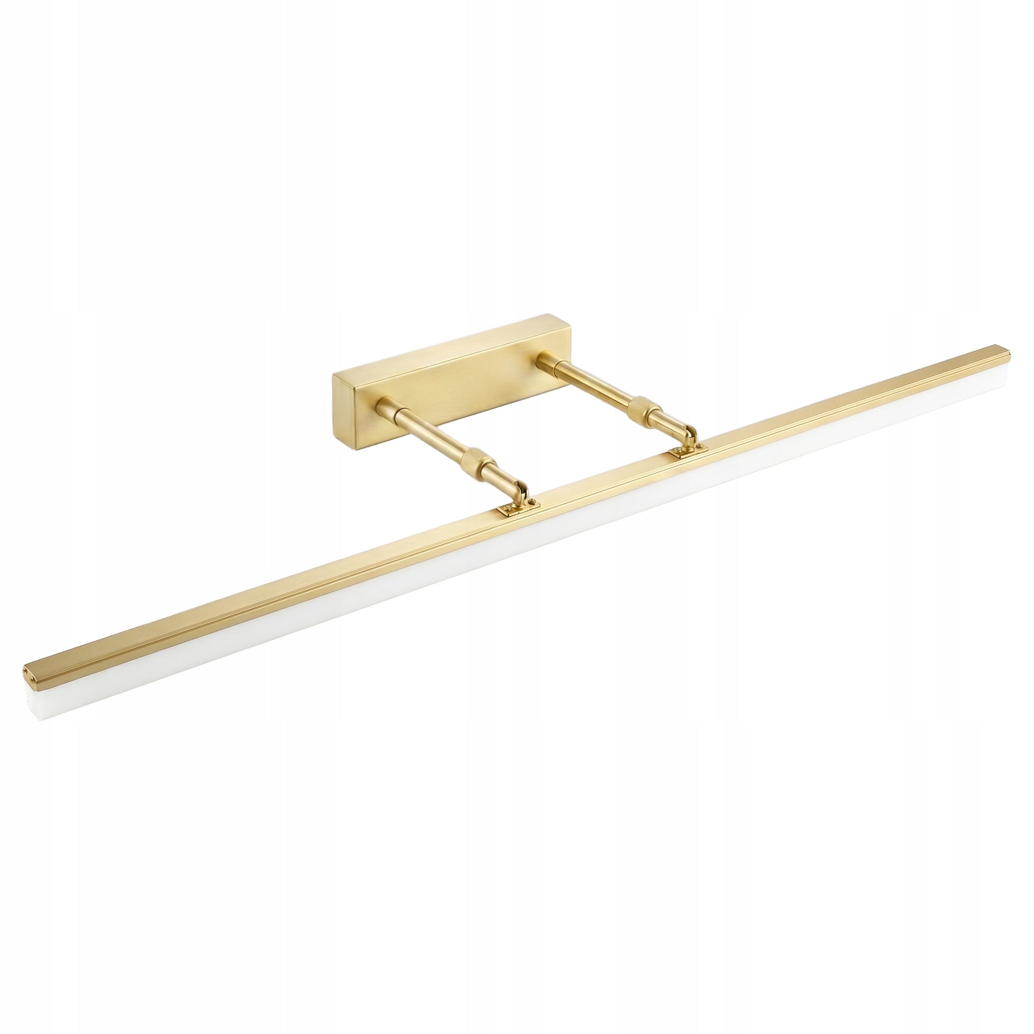 BATHROOM WALL LAMP LED GOLD BRUSHED OVER MIRROR IMAGES MODERN 80cm