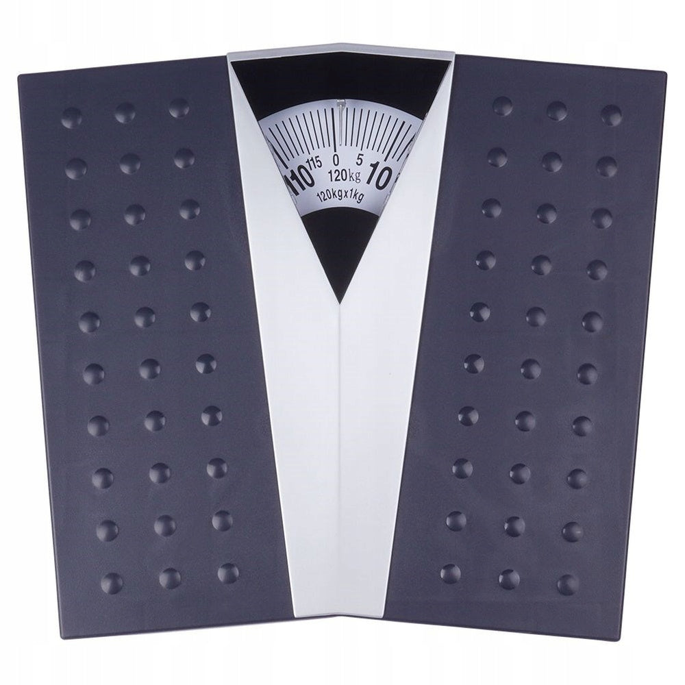 BATHROOM scale black mechanical manual traditional analogue 120 kg Brand no brand