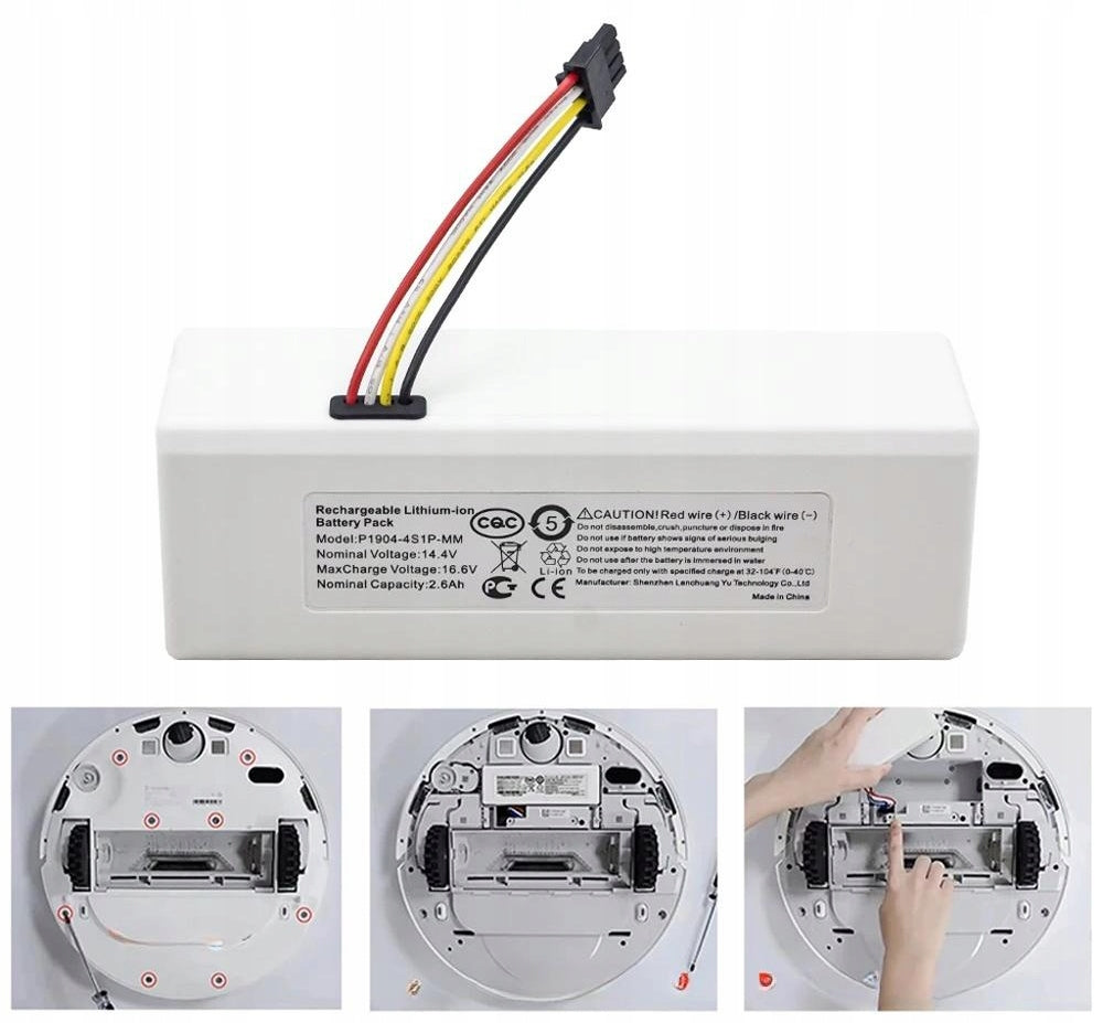 BATTERY 2600MAH FOR XIAOMI MI ROBOT VACUUM MIJIA 1C ORIGINAL