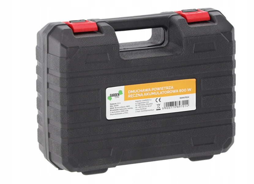 BATTERY AIR BLOWER MANUAL FOR DUST LEAVES TURBO GRILL 800 W Output 2000 m3/min