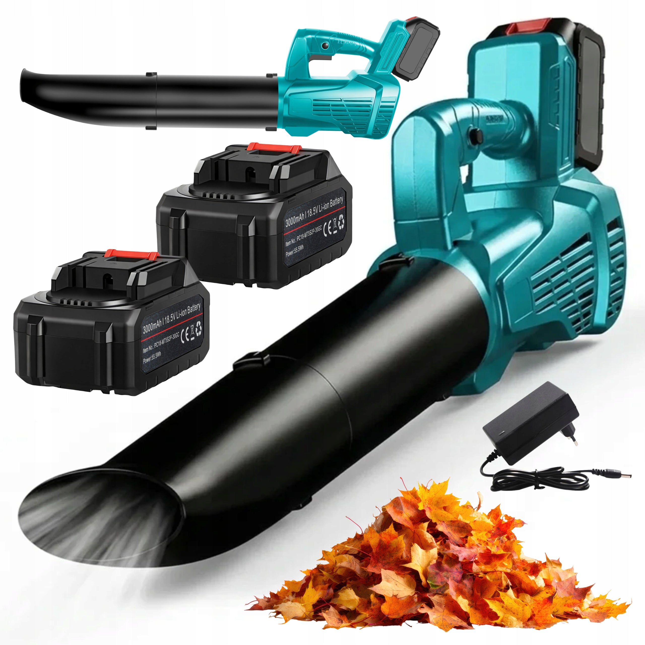 BATTERY BLOWER Set of 2x Dehumidification Snow Leaf Battery