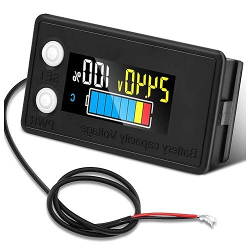 BATTERY CAPACITY MONITOR 12V 24V 36V 48V 60V 72V 84V TESTER