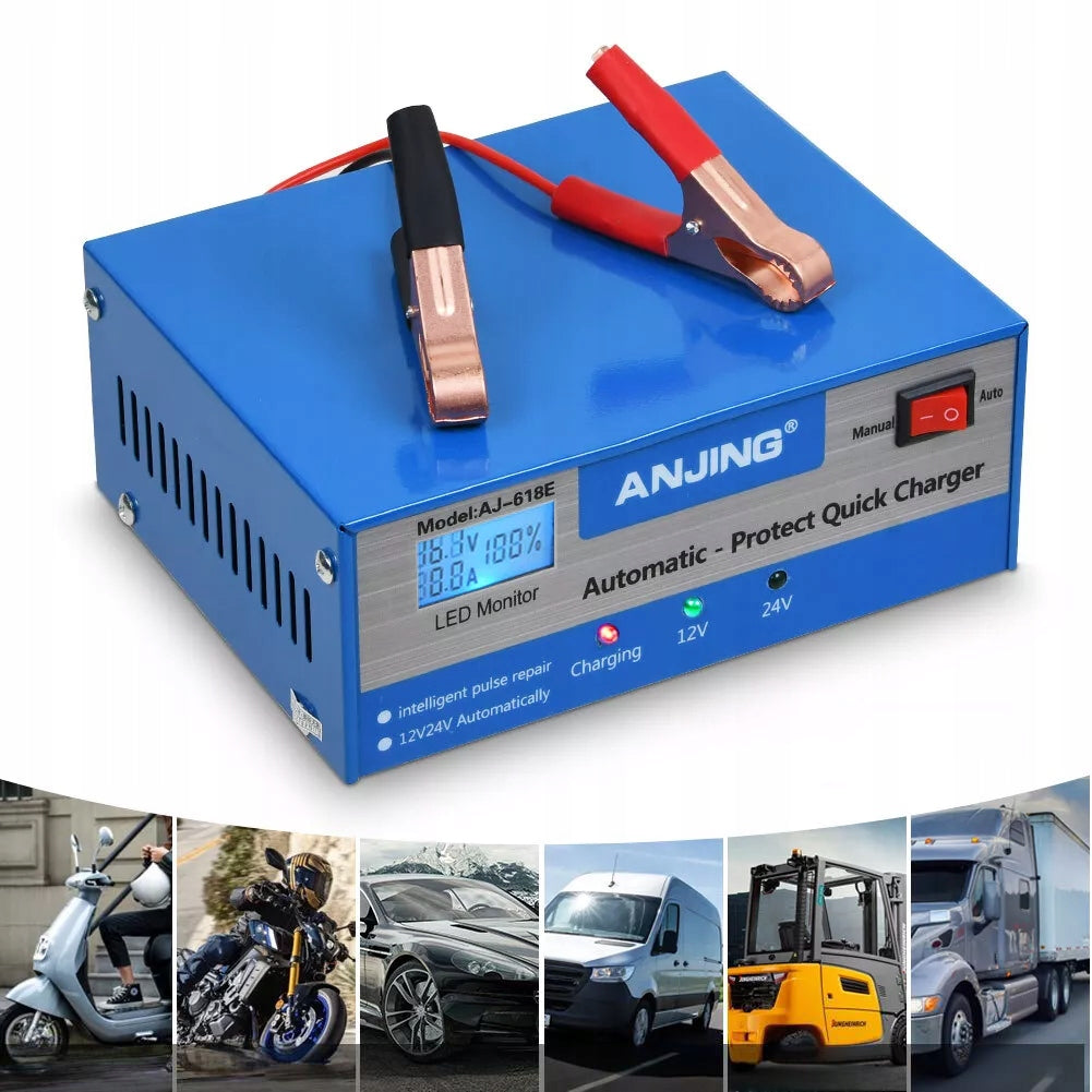 BATTERY CHARGER SUPPORT SMART AUTOMATIC FOR VEHICLES Brand no brand