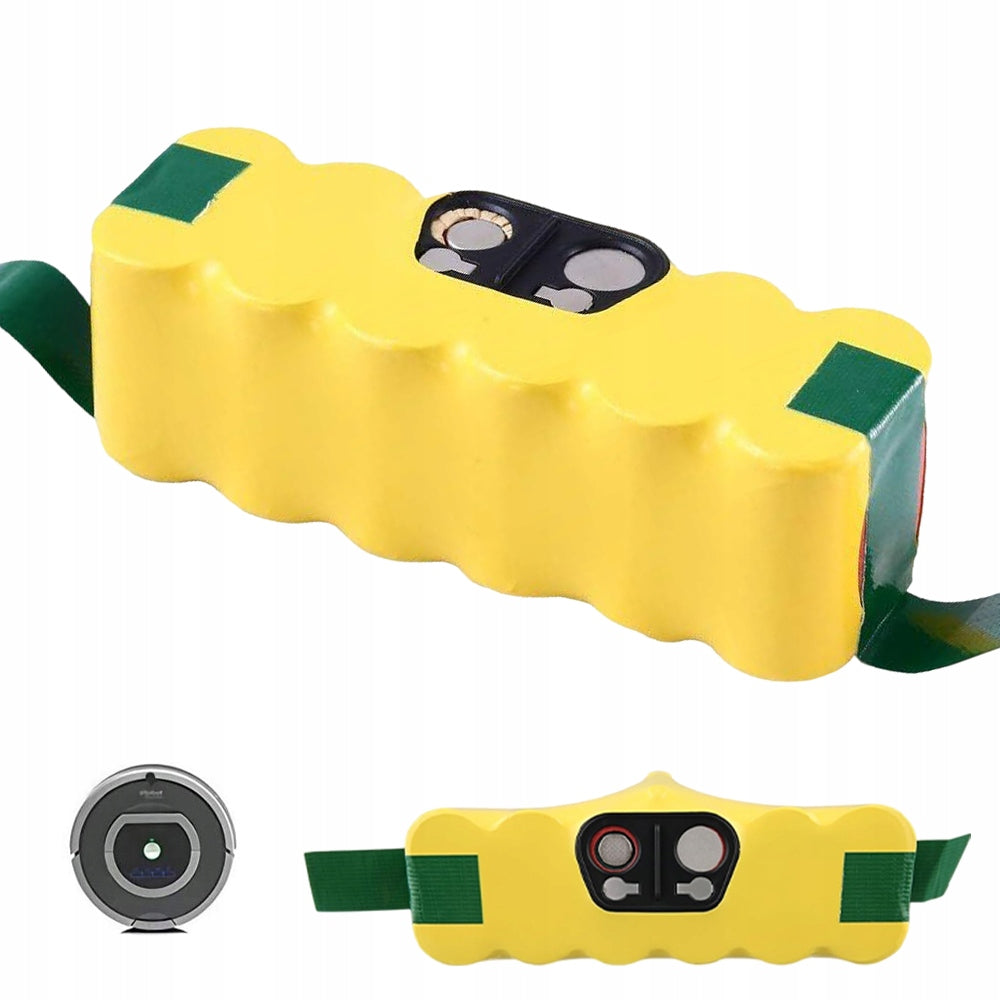 BATTERY FOR IROBOT ROOMBA 800 700 600 500 NI-MH 14,4V 5200MAH