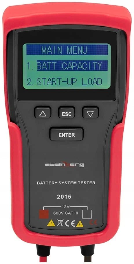 BATTERY METER TESTER Steinberg Systems 12 V LCD 3 250 Ah Brand Steinberg