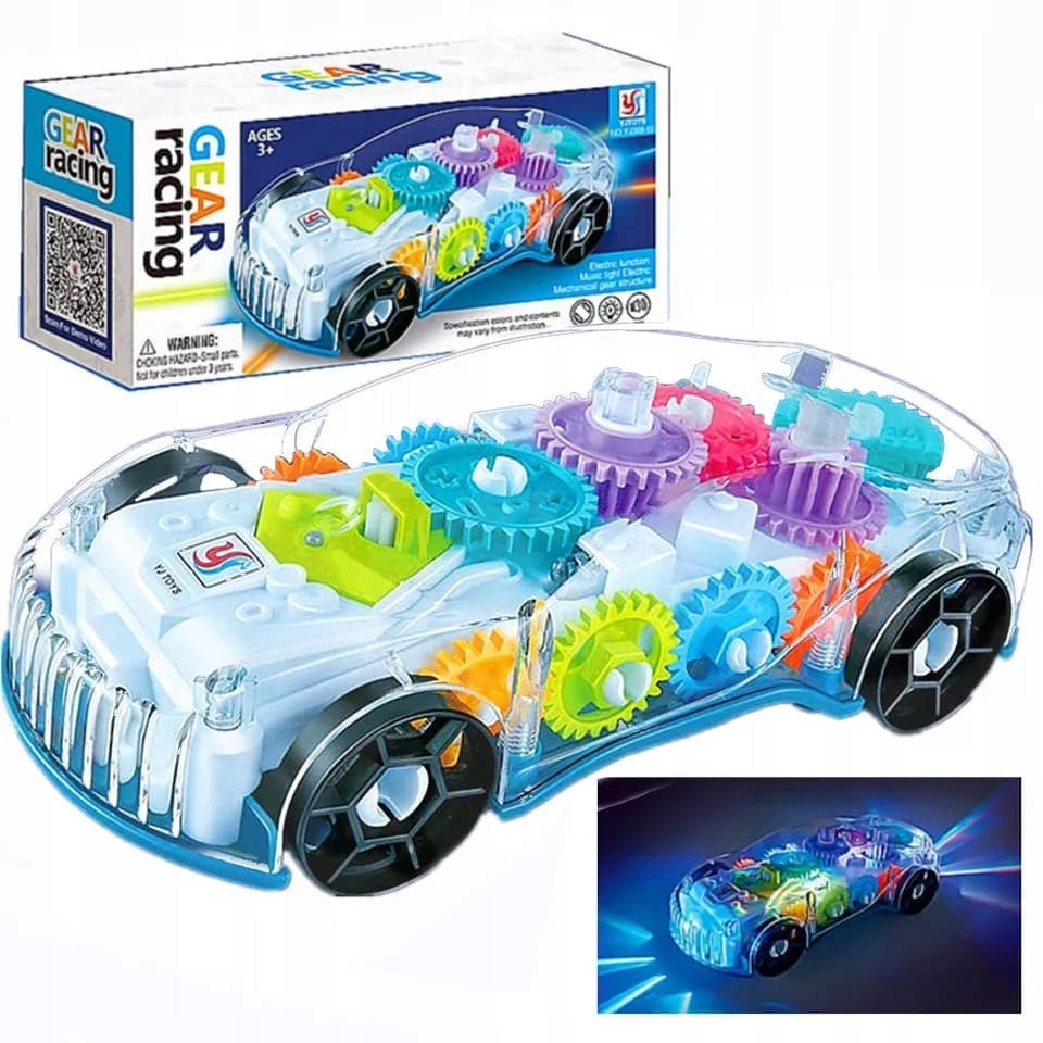 BATTERY-OPERATED CAR FOR CHILDREN TOY CAR DRIVING LED SOUNDS GIFT