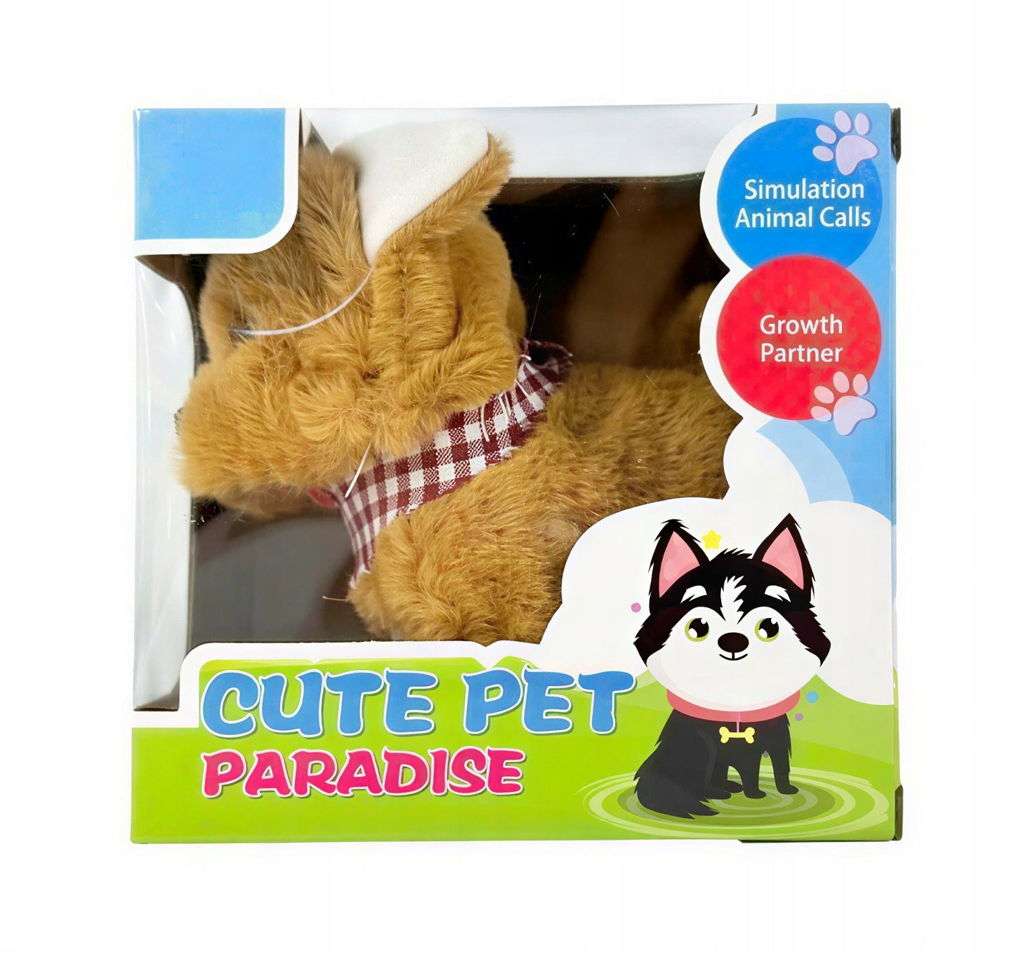 BATTERY-OPERATED INTERACTIVE DOG WITH SOUND WALKS AND BARKS Packaging status original