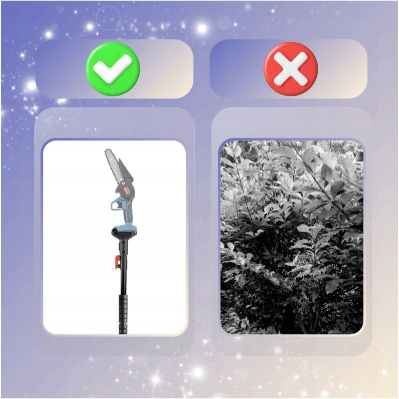 BATTERY OPERATED SAW WITH TELESCOPIC BOOM SUPER GARDEN TREE KIT Brand Durabuild