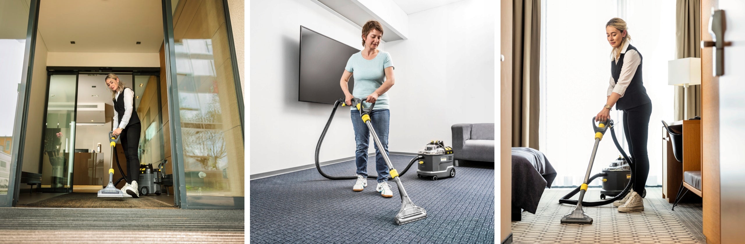 BATTERY-OPERATED WASHING VACUUM CLEANER KARCHER PUZZI 9/1 BP PACK - 1.101-703.0 Dirty water tank capacity 7 l