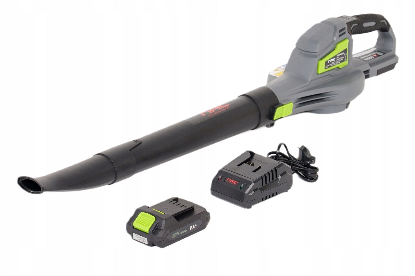 BATTERY-POWERED LEAF BLOWER NAC 20V 141 km/h +BATTERY 2,0 Ah +Charger