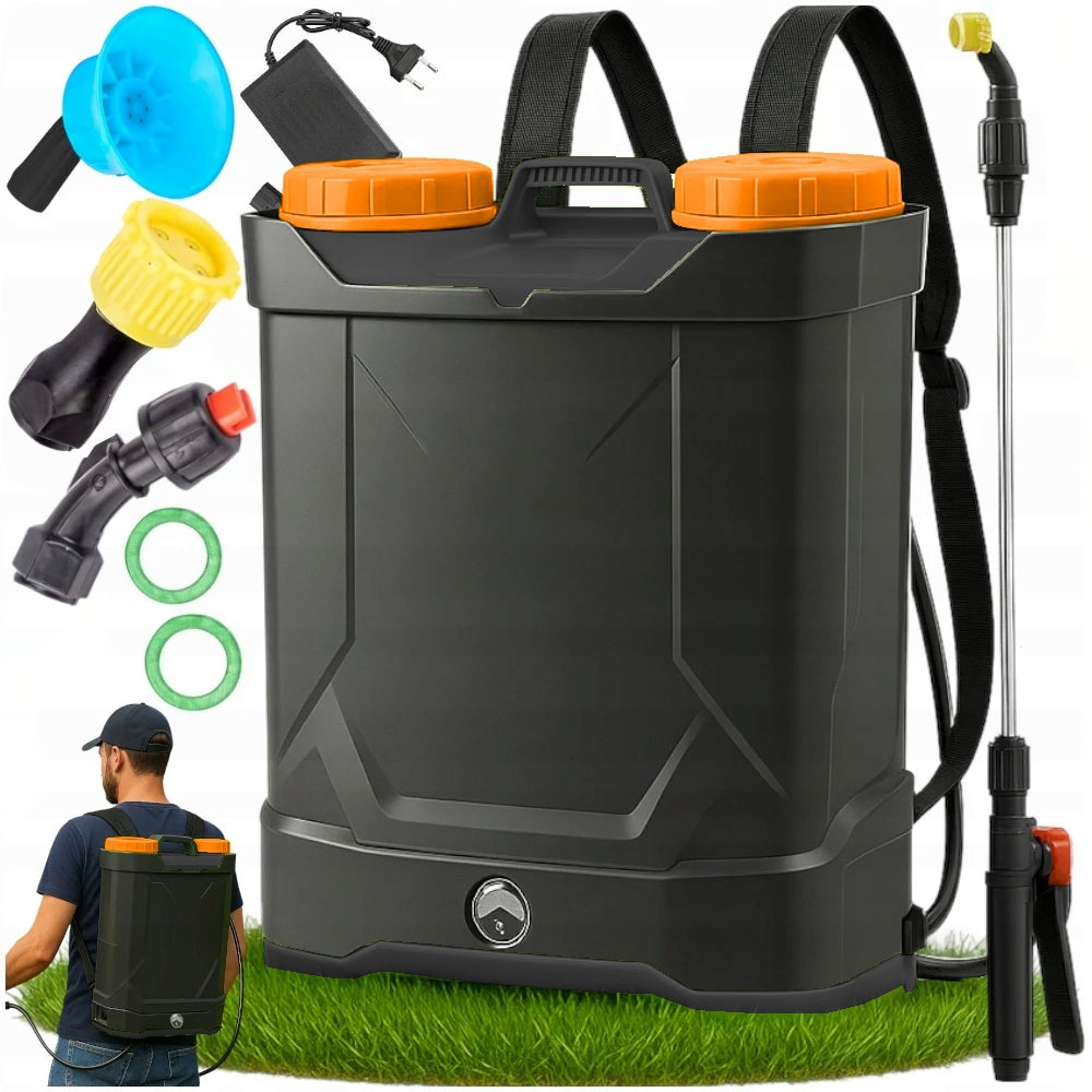 BATTERY PRESSURE SPRAYER Backpack 16L LANCE Nozzles SET