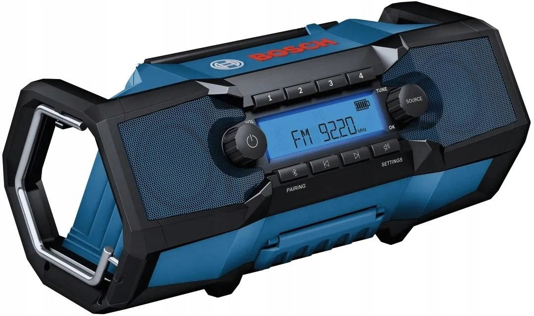 BATTERY RADIO CONSTRUCTION BLUETOOTH FM GPB 18V-3C 0*AH 6014A3200 BOSCH Brand Bosch