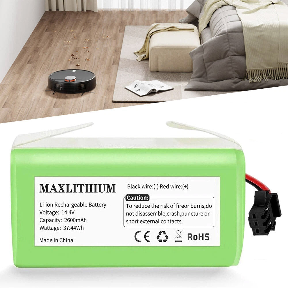 BATTERY REPLACEMENT BATTERY FOR MAMIBOT GREY EXVAC660 14,4V 2600MAH
