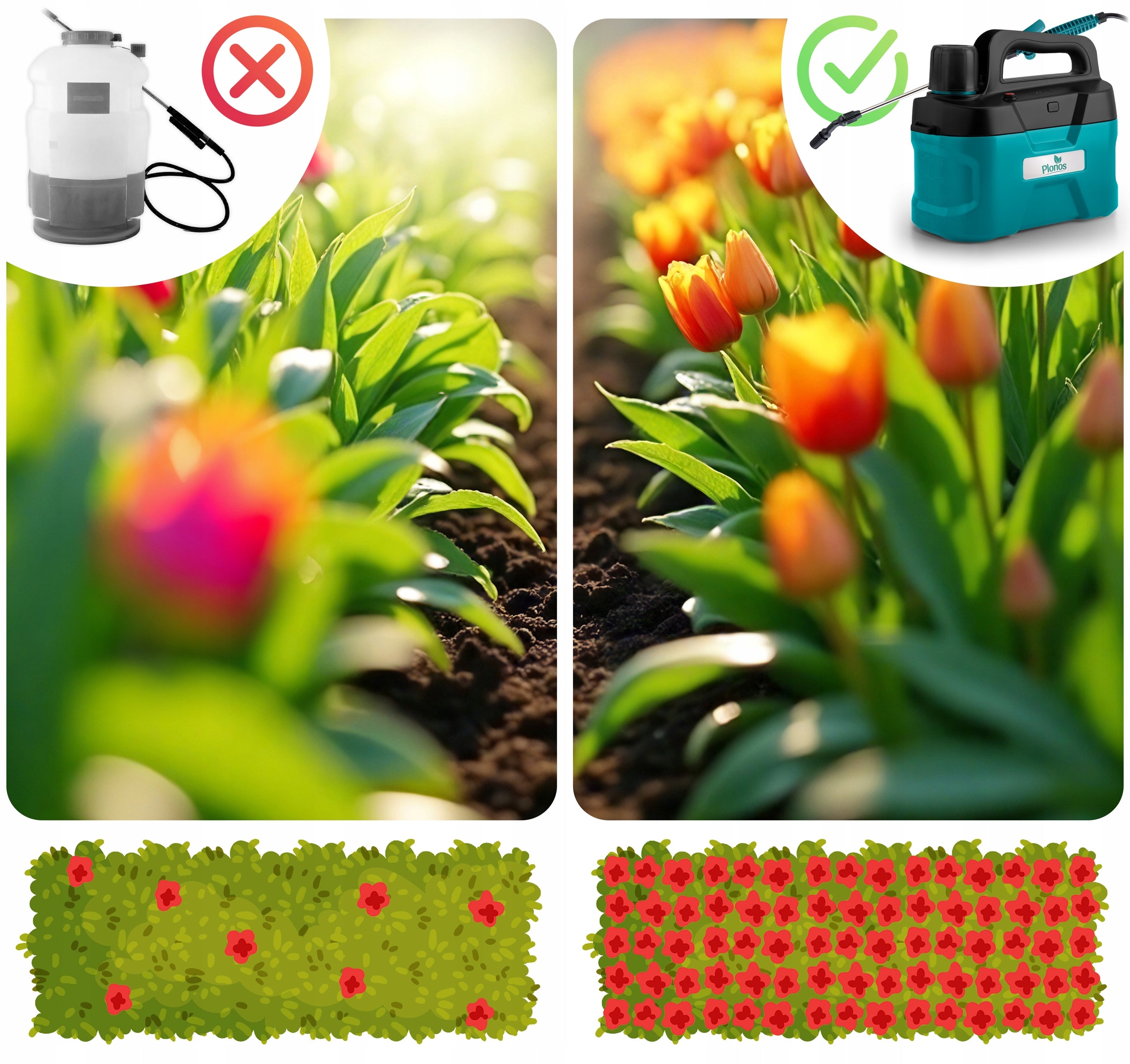 BATTERY SPRAYER 5L PRESSURE SPRAYER GARDEN LANCE USB-C Power supply rechargeable battery