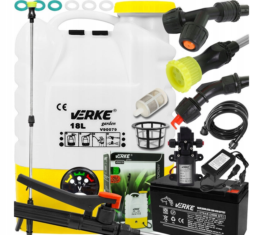 BATTERY SPRAYER ELECTRIC BACKPACK GARDEN SPRAYER 18 L