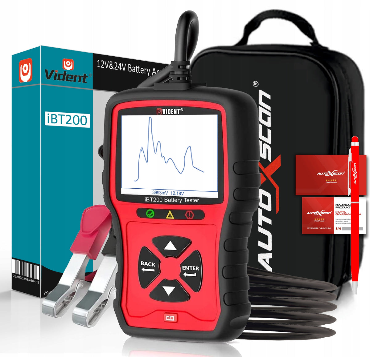 BATTERY TESTER 12V/24V iBT200 Polish