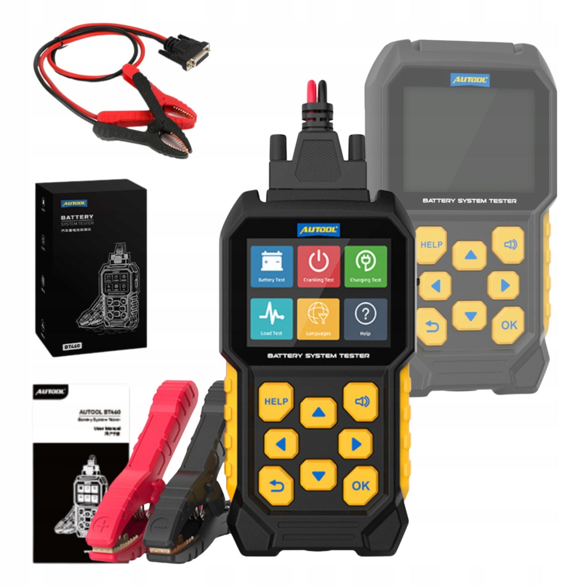 BATTERY TESTER 12v 24v Autool BT460 METER 30-300Ah j.PL
