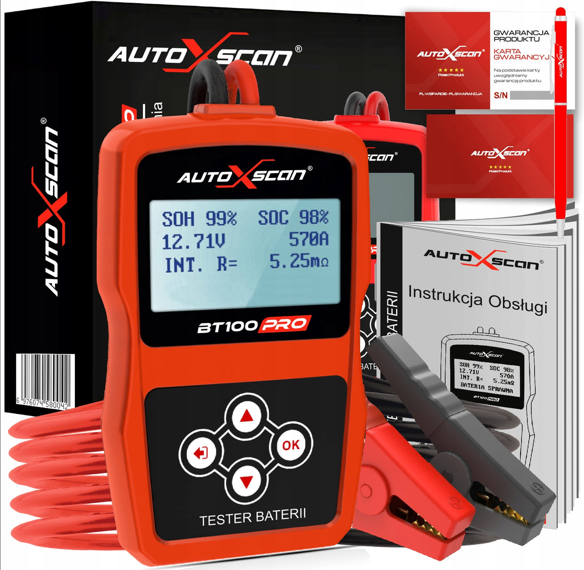 BATTERY TESTER BT100 AUTOXSCAN - AXSBT100 Brand AutoXscan