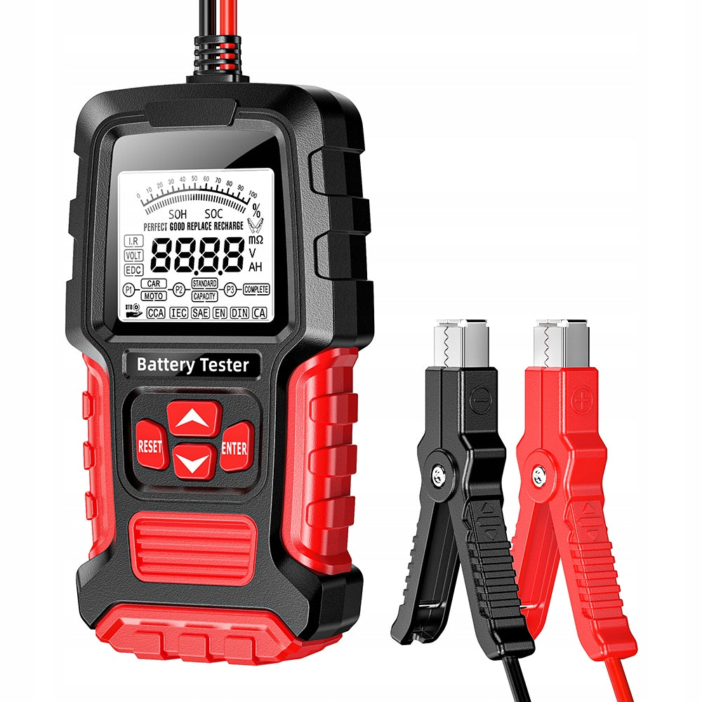 BATTERY TESTER FOXSUR 6V 12V LCD
