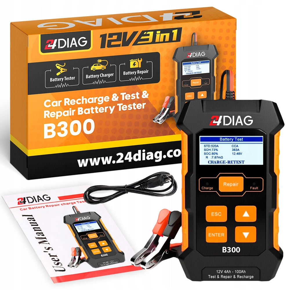 BATTERY TESTER RECTIFIER B300 3w1 12V 5A