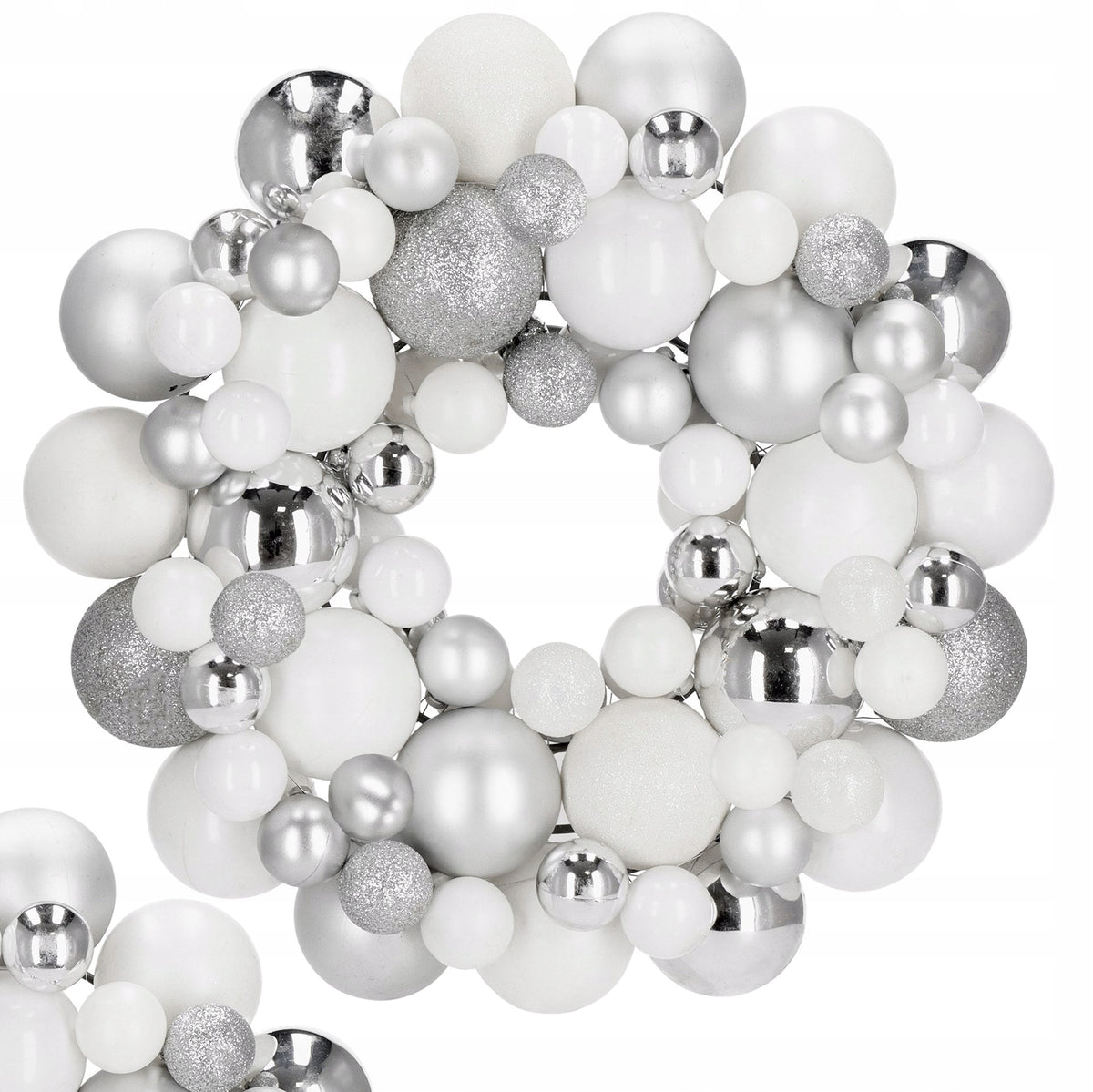 BAUBLE WREATH FOR DOOR CHRISTMAS DECORATION 34CM LARGE Brand Springos