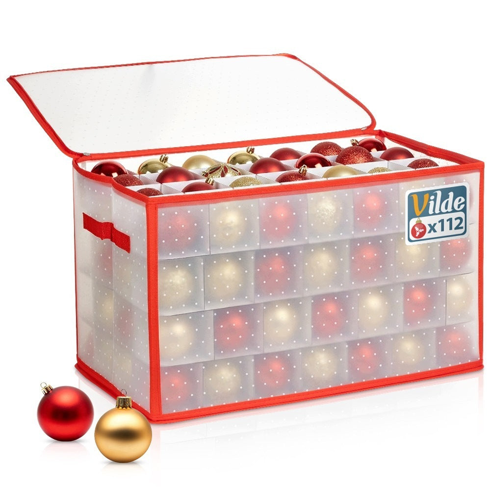 BAUBLE container box organizer case for storing baubles 112 pcs