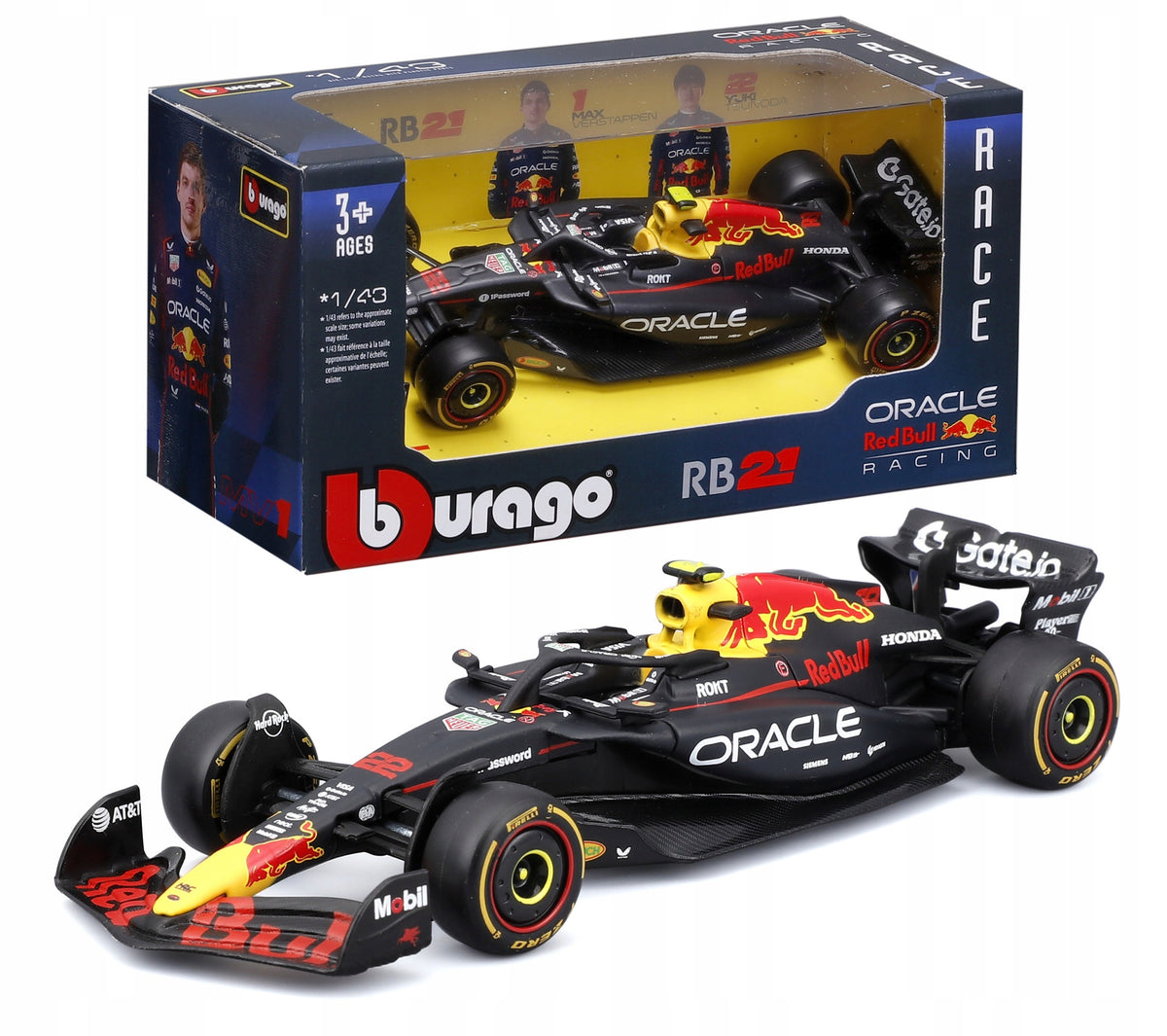 BBU 1:43 Formula Oracle RB21 #22 Y. Tsun. 38233 22 BBU